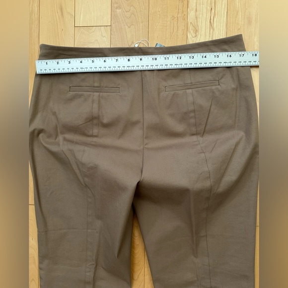 ๐ Eileen Fisher Slim Organic Cotton Trouser ๐in Driftwood - Picture 7 of 8